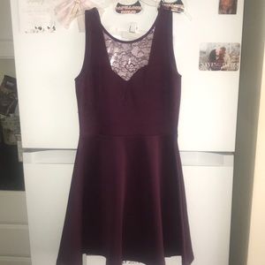 Eggplant colored dress